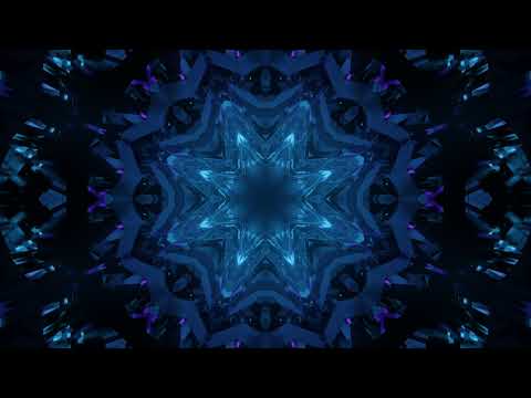 Video Loop Background HD - Abstract Blue Tunnel Illusion Motion Graphic