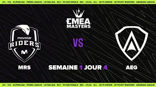 EMEA Masters Spring 2023 - Group D4 - MRS vs AEG