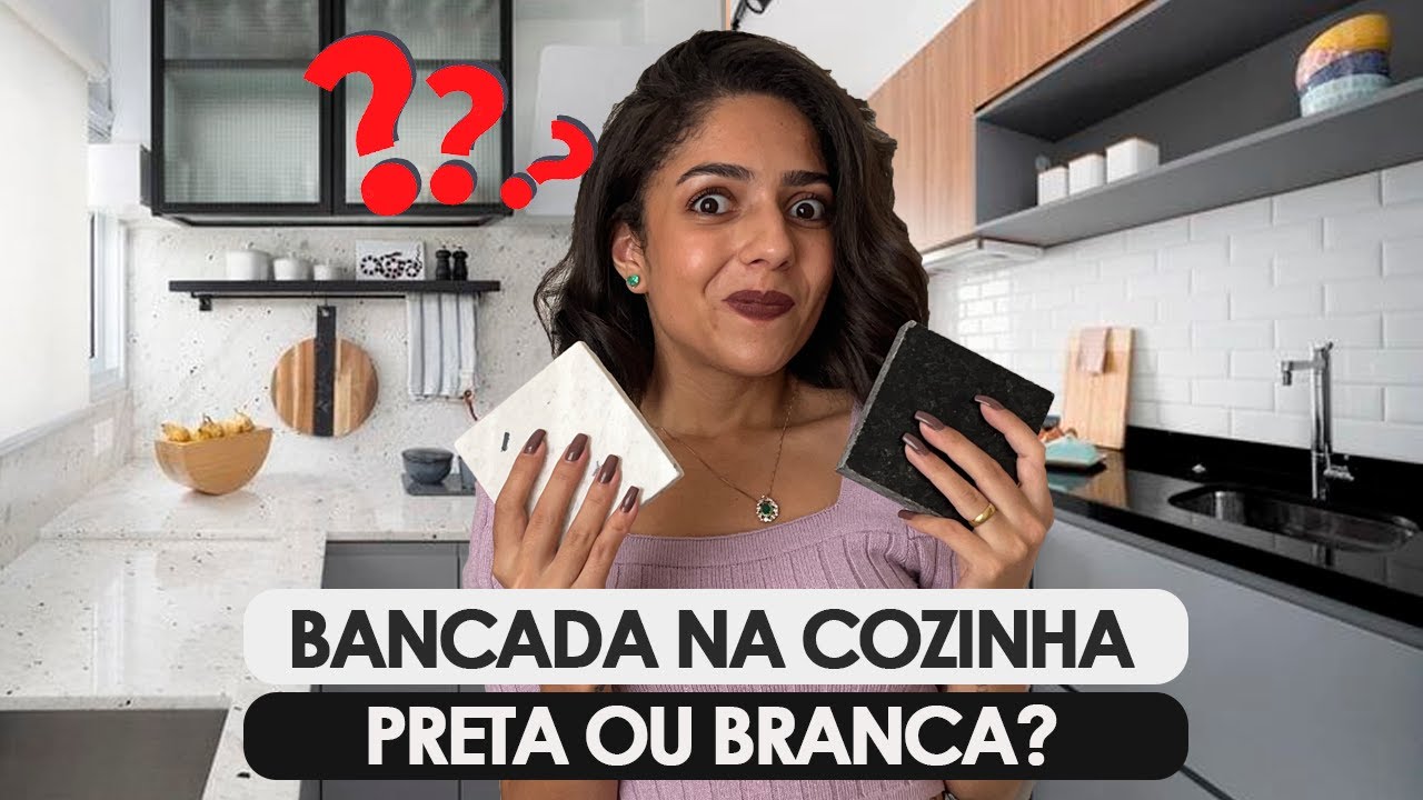 BANCADA DE GRANITO PRETO OU BANCADA DE GRANITO BRANCO NA COZINHA? COMBINAÇÕES IDEAIS PRA SE INSPIRAR
