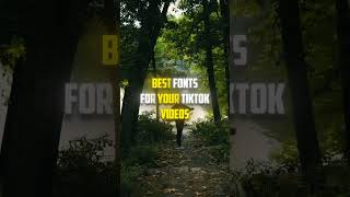 Download lagu BEST Fonts For YOUR Tiktok Videos 🔥 #shorts mp3