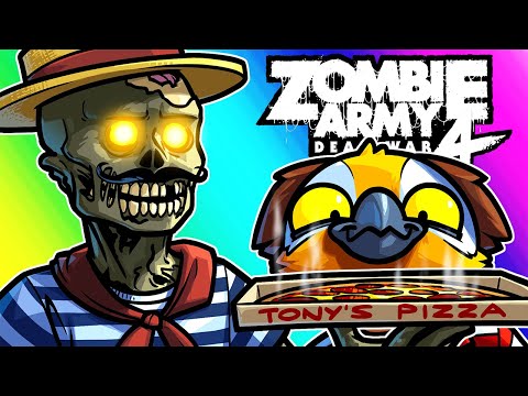 Zombie Army 4 Dead War Funny Moments - Italian Pizzeria!