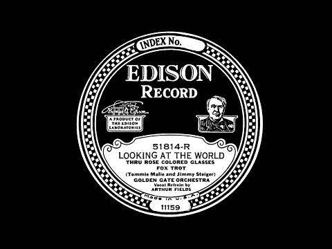 CALIFORNIA RAMBLERS: 'Rose Colored Glasses', rec. 10 Aug. 1926.