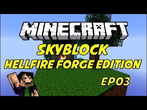 Galaxi - Minecraft - Skyblock : HellFire Edition - EP03 - Lucky Charm with poor recording