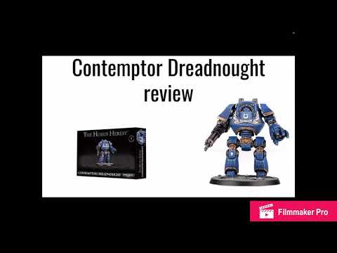 Space marine/Custodes Contemptor Dreadnought - Review and analysis