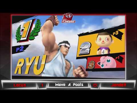 Team Flamewave: One Year Anniversary - Locus (Ryu) vs  Jandell (Villager) Pools Losers Finals