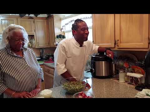 Cooking With My Momma: Smothered Okra With Shrimp &...
