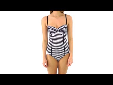 Seafolly Women's Lucia D Cup Maillot| SwimOutlet.com