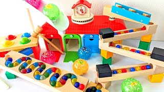 Marble run race  ☆ Summary video of over 10 types of Big Colorful marble .Compilation  1h video ☆