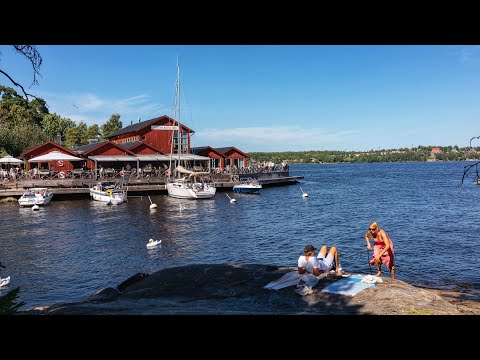 Exploring Wonderful Fjäderholmarna in the Stockholm Archipelago - TE in Sweden #010