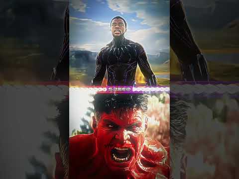 Black Panther vs Red Hulk #vivshorts