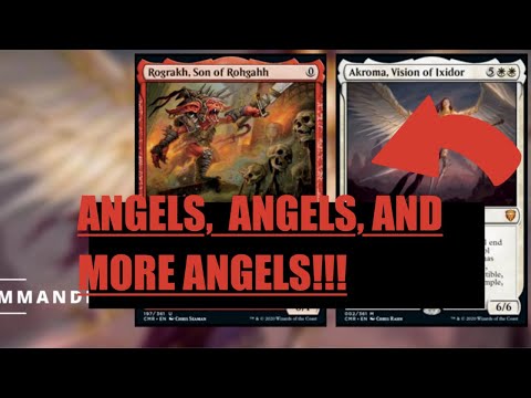 Akroma and Rograkh Partner Deck Teck #2 (Angel Tribal)