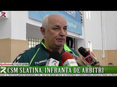 CSM Slatina, înfrântă de arbitri