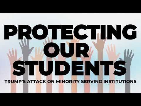 Trump’s Attacks on Minority Serving Institutions Press Conference