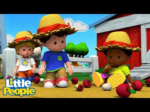 The Kids Help Clean Up a Mess on the Farm | Preschool Learning | Little People – Fisher Price - Kids TV Series, Kingdom Kids Zone - Little People - Fisher Price