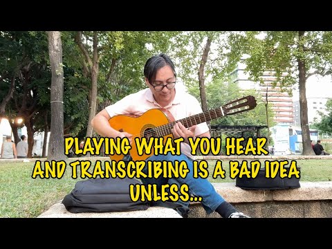 Jazz Guitar Students - Don't Play What You Hear And Don't Transcribe Unless...