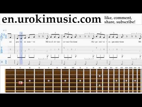 How to Play Guitar J. Balvin, Willy William - Mi Gente Tabs Part#2 um-i352