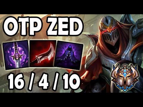 OTP Zed vs Akali [ MID ] Lol Challenger Korea