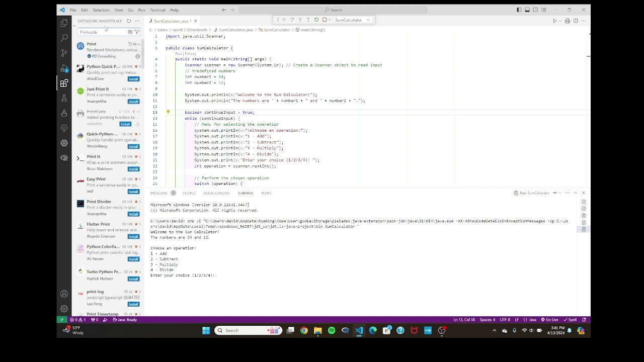 (2024) How to Export Code from Visual Studio Code into a PDF
