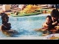 Karan Johar और Shah Rukh Khan S Wife Gauri Khan के साथ Swimming Pool में मस�