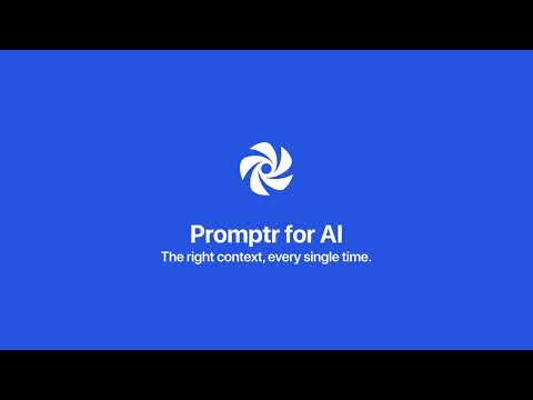 Promptr for AI 소개 영상