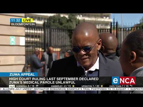 Zuma Appeal SCA hears medical parole