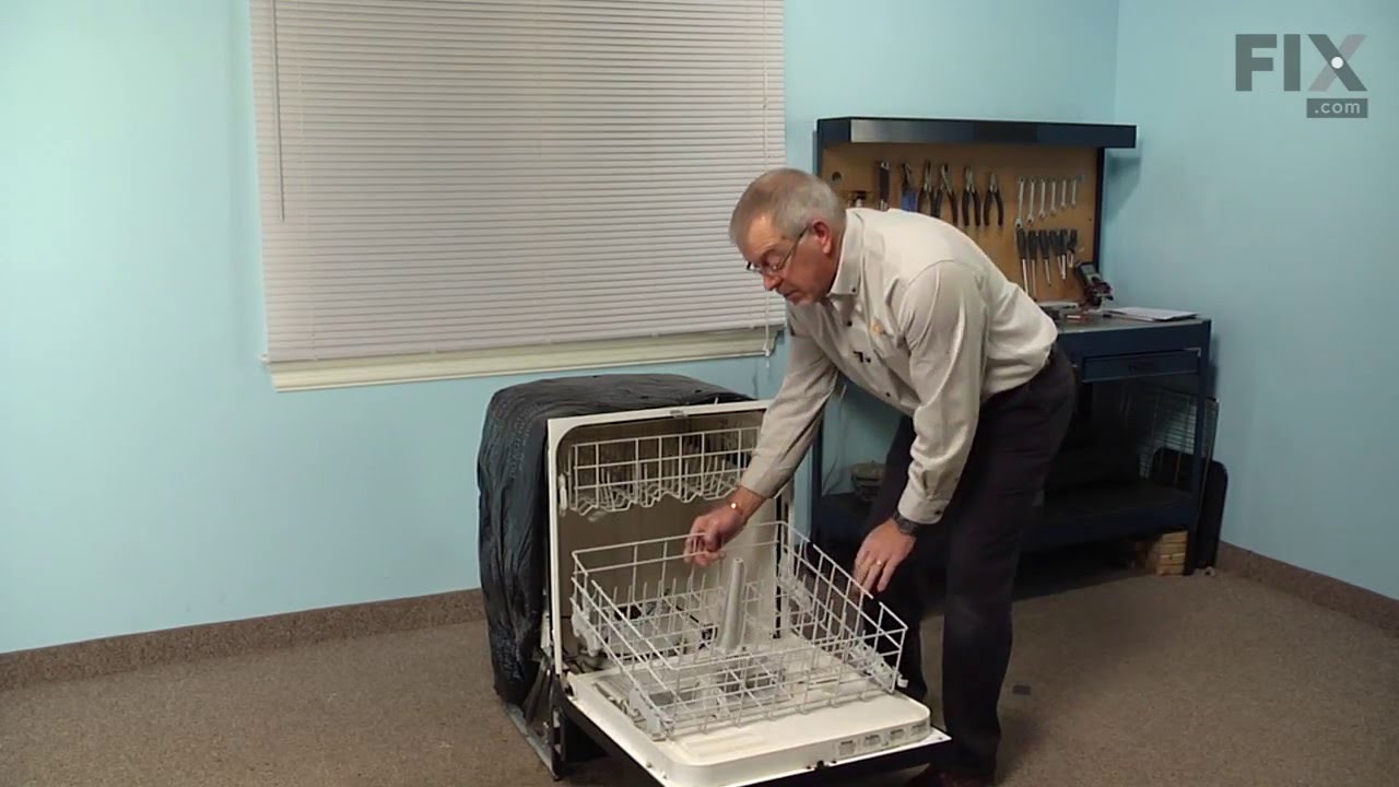 Replacing the Lower Dishrack Kit