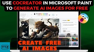 How to Use Microsoft Paint Cocreator in Windows 11 | Create AI Images 