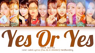 Download lagu TWICE Yes Or Yes You as a member 10 Members Ver RE... mp3