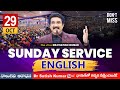 Sundayservice English 4 29 Oct 23 Christian Message Live Drsatishkumar Calvarytemplelive