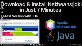 How to Download & Install NetBeans on Windows 10,7 in just 7 Minutes (Easy & Complete Installation)