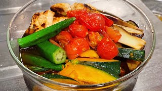 夏野菜の焼き浸しを作ろう！