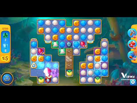 Fishdom. 8790 level no boosters and diamonds. 16 moves