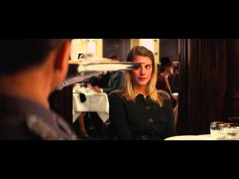 Hans Landa and Shosanna Restaurant Scene