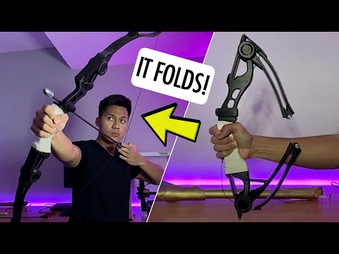 REAL Hawkeye Bow that actually FOLDS! (Collapsible) 3D Printed - How To