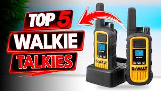 🔥 Top 5 Best LONG RANGE WALKIE TALKIES on Amazon [2026] ✅ [Cheap] For Camping / Hiking