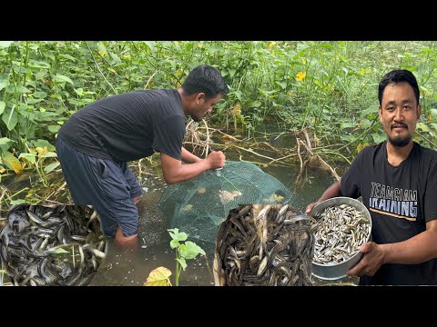 Maxa marne sajilo tarika || fishing || fishing trip in net #villagelife #subscribe