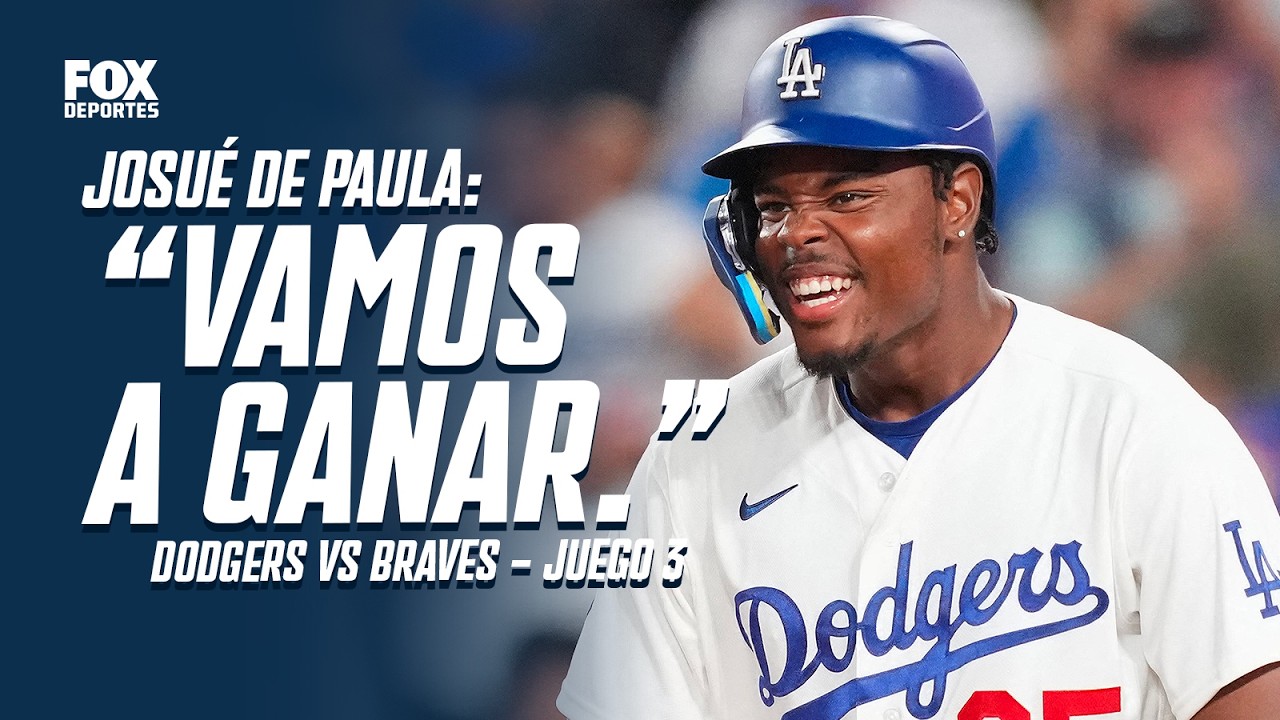 "VAMOS A GANAR" | Josué de Paula en EXCLUSIVA previo al Dodgers vs Braves | MLB 2026