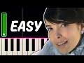 Indila - Love Story - EASY Piano Tutorial