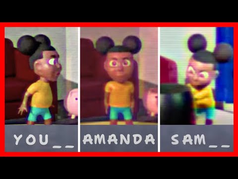 What if you answer EVERYONE's NAMES in Tape - Amanda The Adventurer 2