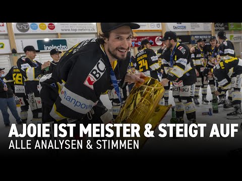 Ajoie ist Meister & steigt auf! Analysen und Stimmen