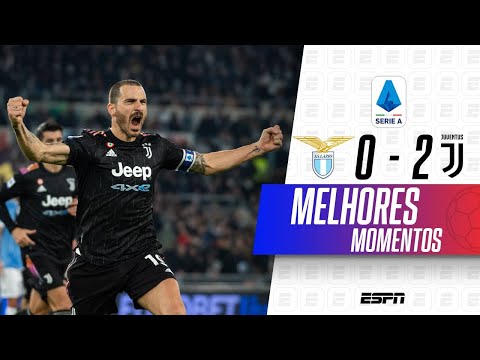 BONUCCI FAZ DOIS, E JUVENTUS VENCE A LAZIO NO CLÁSSICO PELO CAMPEONATO ITALIANO | Melhores Momentos