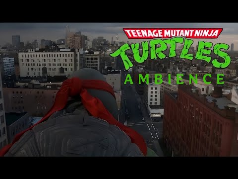Teenage Mutant Ninja Turtles (1990) | Rooftop with Raphael | Ambient Soundscape