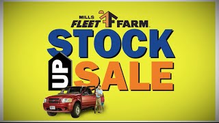 Mills #FleetFarm Stock Up Sale is Now! (July 3 - July 11)