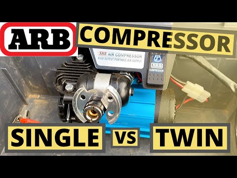 ARB Air Comp Comparison | SINGLE vs TWIN Cylinder | Do you need an air tank | Speed inflation test