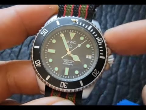 MWC 300m Automatic Military Divers Watch: Review & Crystal Cleaning