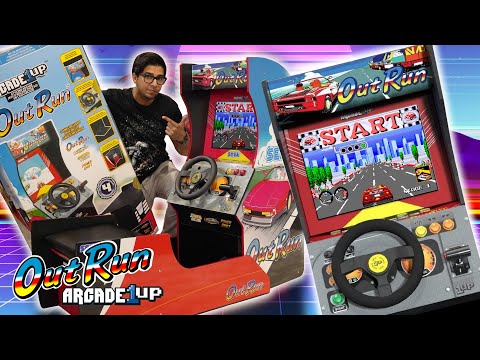 OUT RUN!? Arcade1UP Seated Cabinet - ULTIMATE UNBOXING & REVIEW!