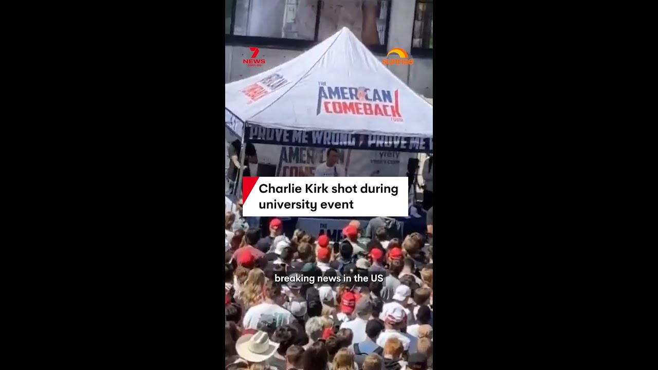 Charlie Kirk shot during university event