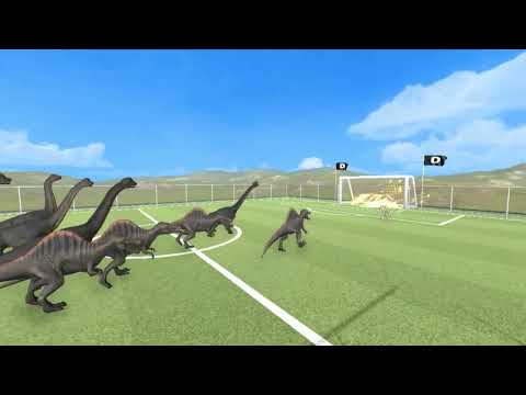 HUGO Soccer Gazelle vs. Dinosaurs - Beast Battle Simulator