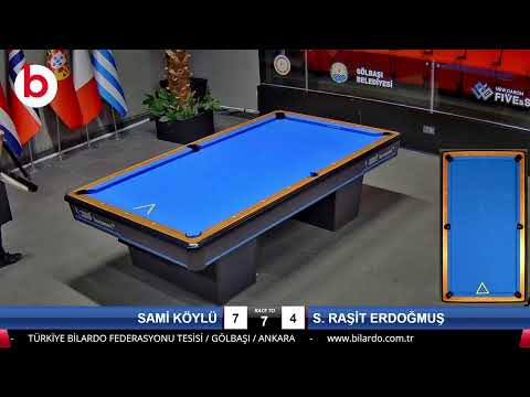 SAMİ KÖYLÜ & MUHAMMET RAŞİT ERDOĞMUŞ Bilardo Maçı - 