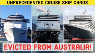 Why are there NO CRUISE SHIPS in Australia in 2020? Australia Unprecedented Cruise Ship Eviction!